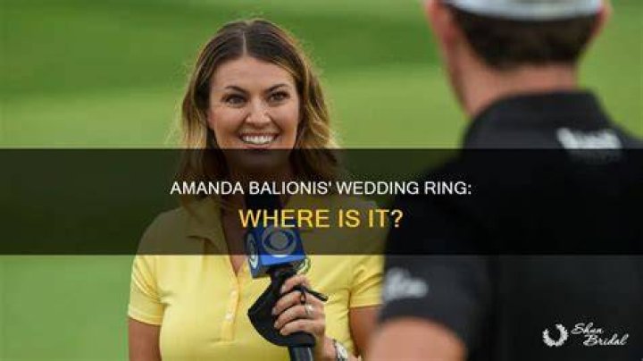 Amanda Balionis' Wedding Ring: An Enchanting Symbol Of Love And Elegance