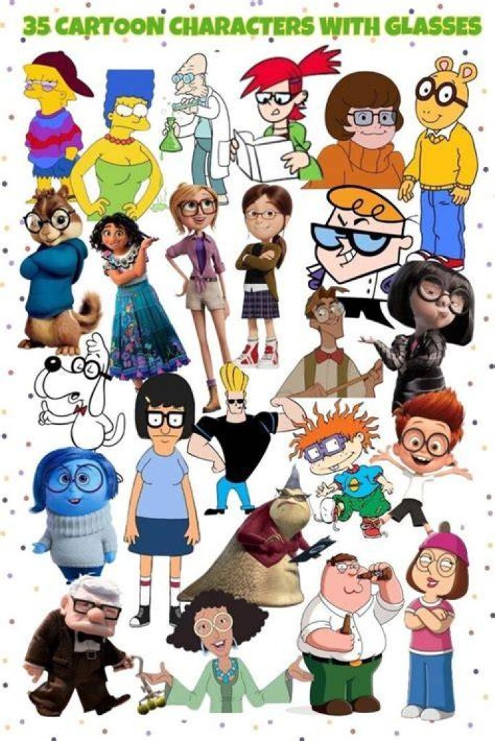 Awesome Cartoon Characters With Glasses You'll Never Forget